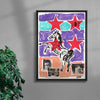 Scenes From contemporary wall art print by Caitlin Flood-Molyneux - sold by DROOL