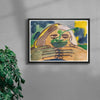 Sprout Watching contemporary wall art print by Lauren Doughty - sold by DROOL