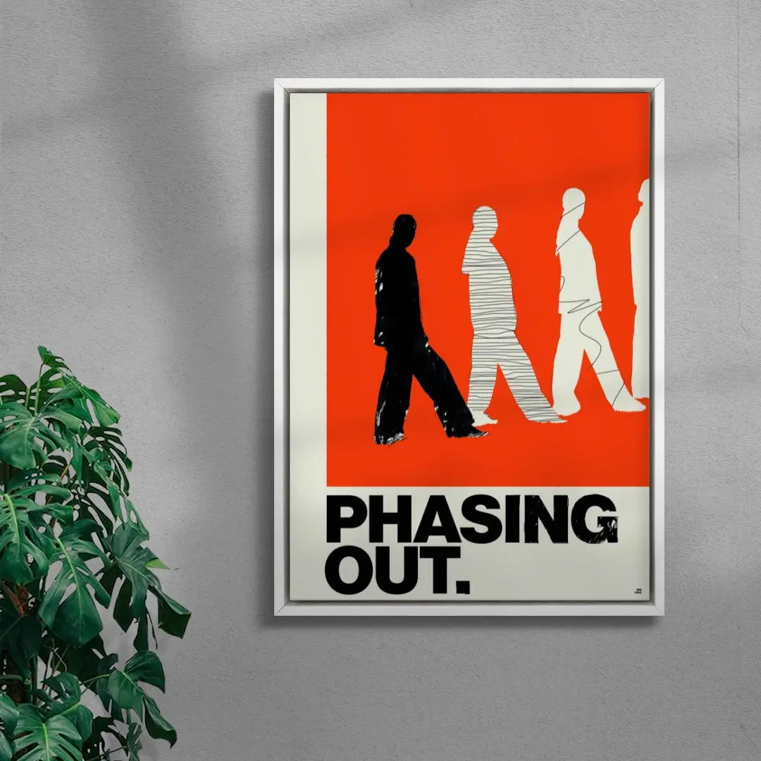 PHASING OUT contemporary wall art print by Brad Mead - sold by DROOL