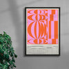 Geometric Sweet Candy contemporary wall art print by Coveposter - sold by DROOL