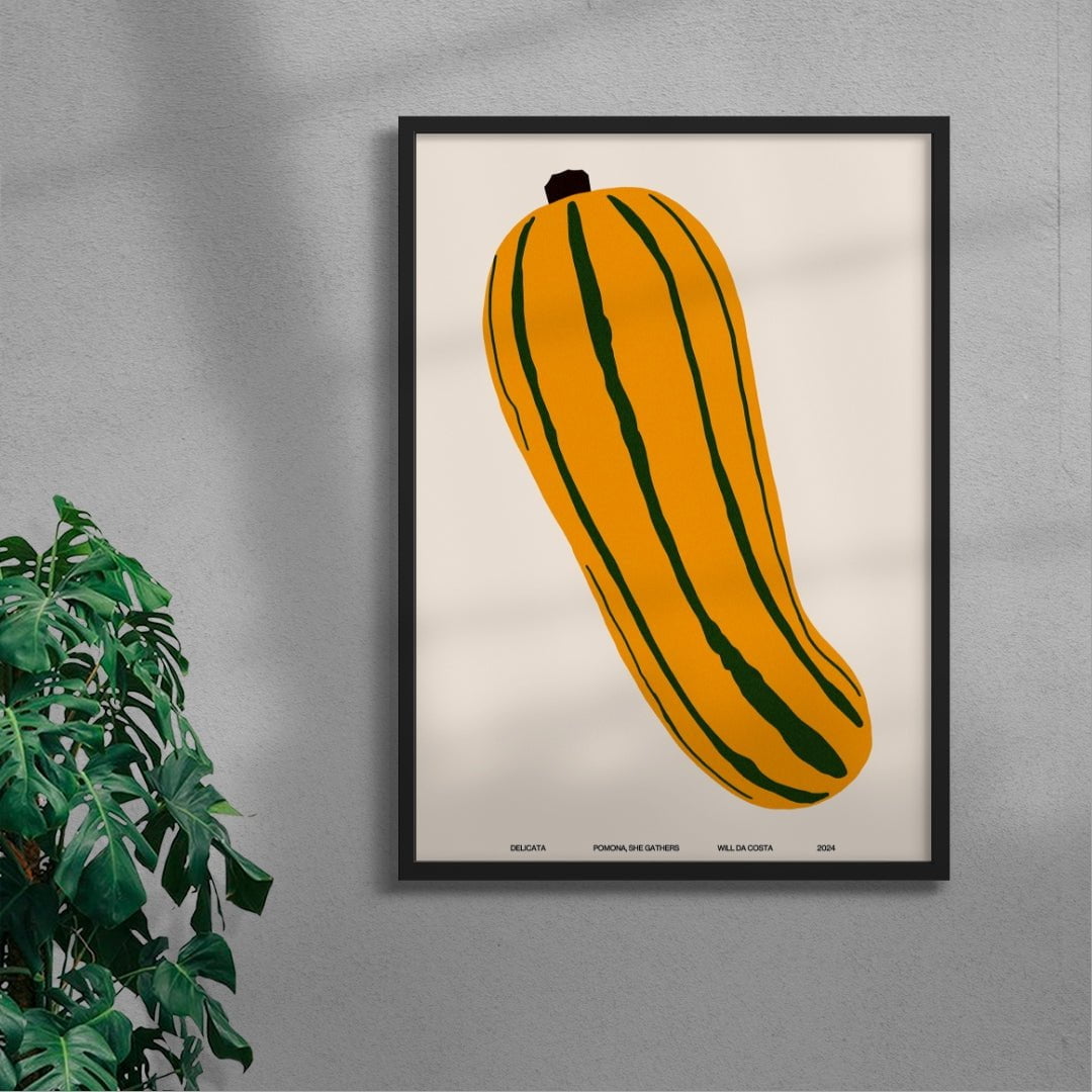 Delicata contemporary wall art print by Will Da Costa - sold by DROOL