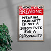 Carhartt Mafia contemporary wall art print by Times New Roadman - sold by DROOL