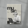 Music contemporary wall art print by Mirza Talovic - sold by DROOL