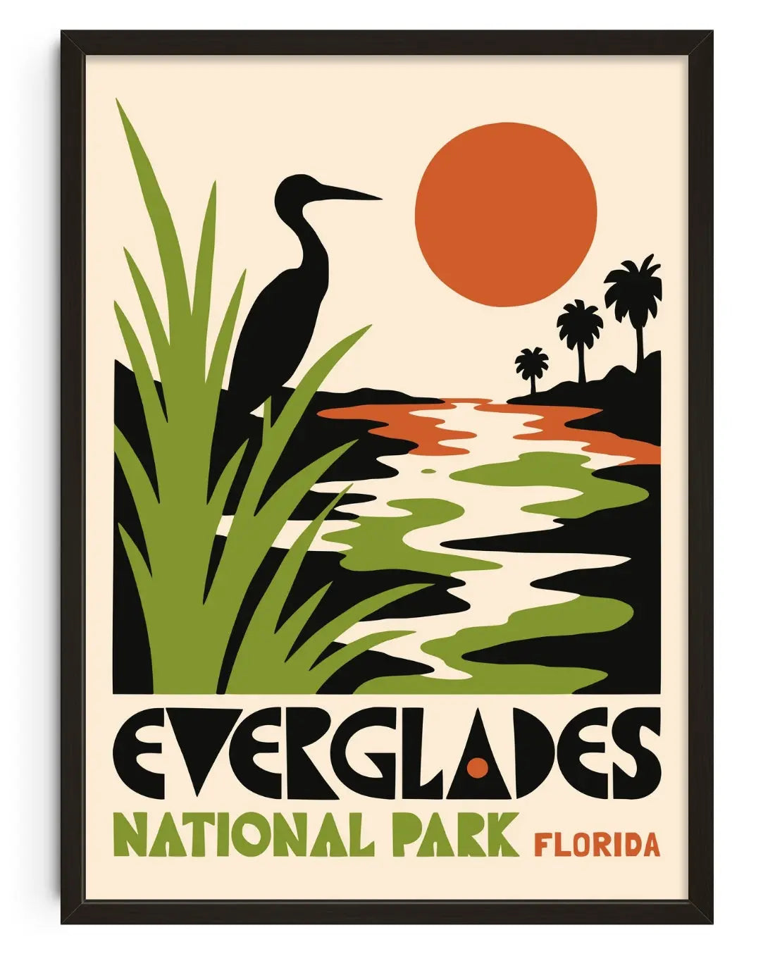 Everglades National Park contemporary art print by Patryk Krygowski - sold by DROOL