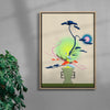 Changing Seasons II contemporary wall art print by Brindha Kumar - sold by DROOL