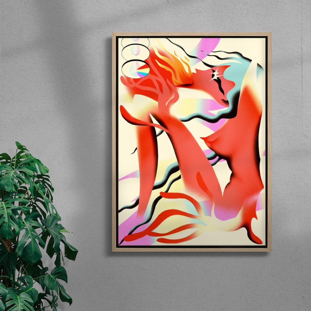 SPECTRUM contemporary wall art print by Arina Kokoreva - sold by DROOL