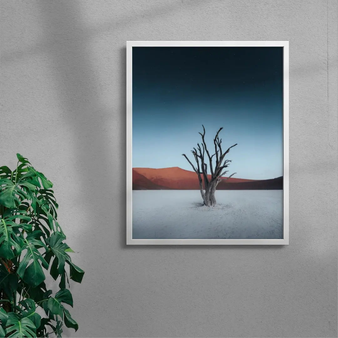 Skeleton Tree contemporary wall art print by Luke Stackpoole - sold by DROOL
