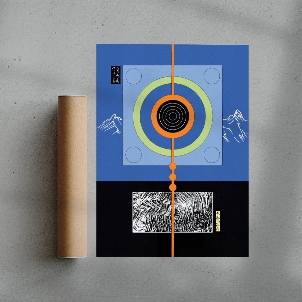 Izu contemporary wall art print by Shinzo Noda - sold by DROOL