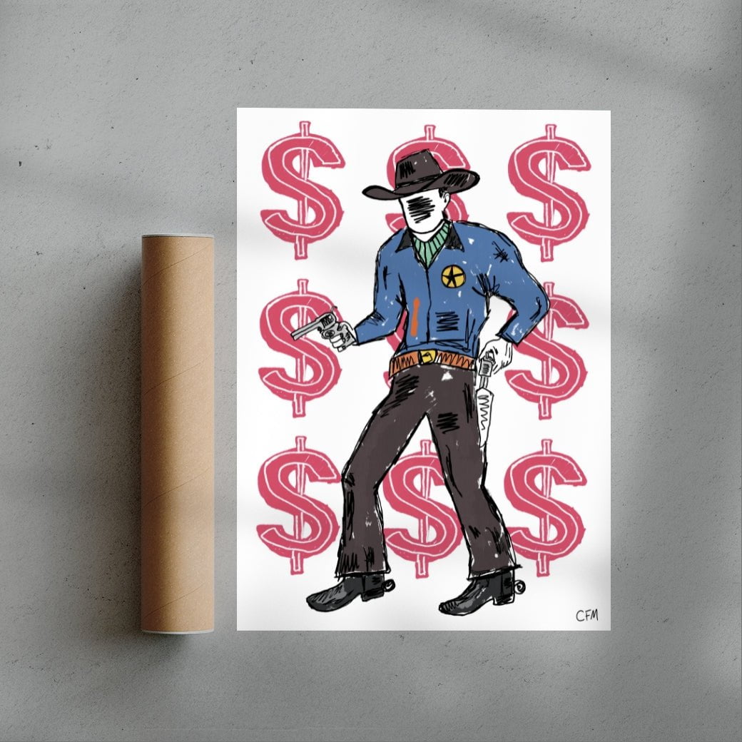Hands Up contemporary wall art print by Caitlin Flood-Molyneux - sold by DROOL