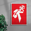 Big Boyz contemporary wall art print by Edan Strachan - sold by DROOL