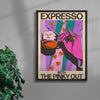 Expresso With the Pinky Out contemporary wall art print by Azaazelus - sold by DROOL