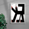 Smala Harpy contemporary wall art print by Floating Bstrd - sold by DROOL