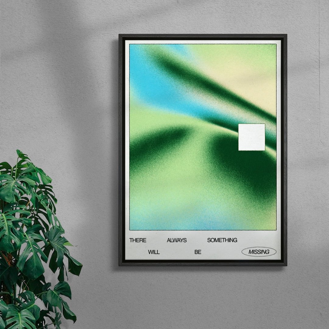 Missing contemporary wall art print by Coveposter - sold by DROOL
