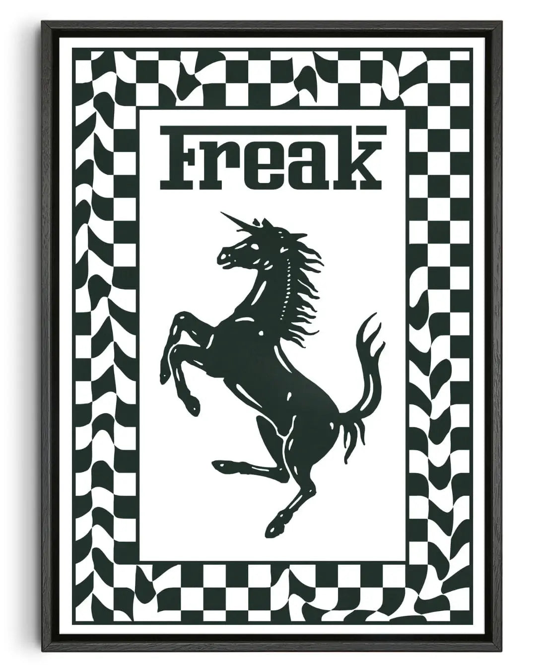 Freak contemporary wall art print by Utsav Verma - sold by DROOL
