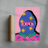 See you 2 contemporary wall art print by Azaazelus - sold by DROOL