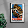 Roaming Animals contemporary wall art print by Othman Zougam - sold by DROOL