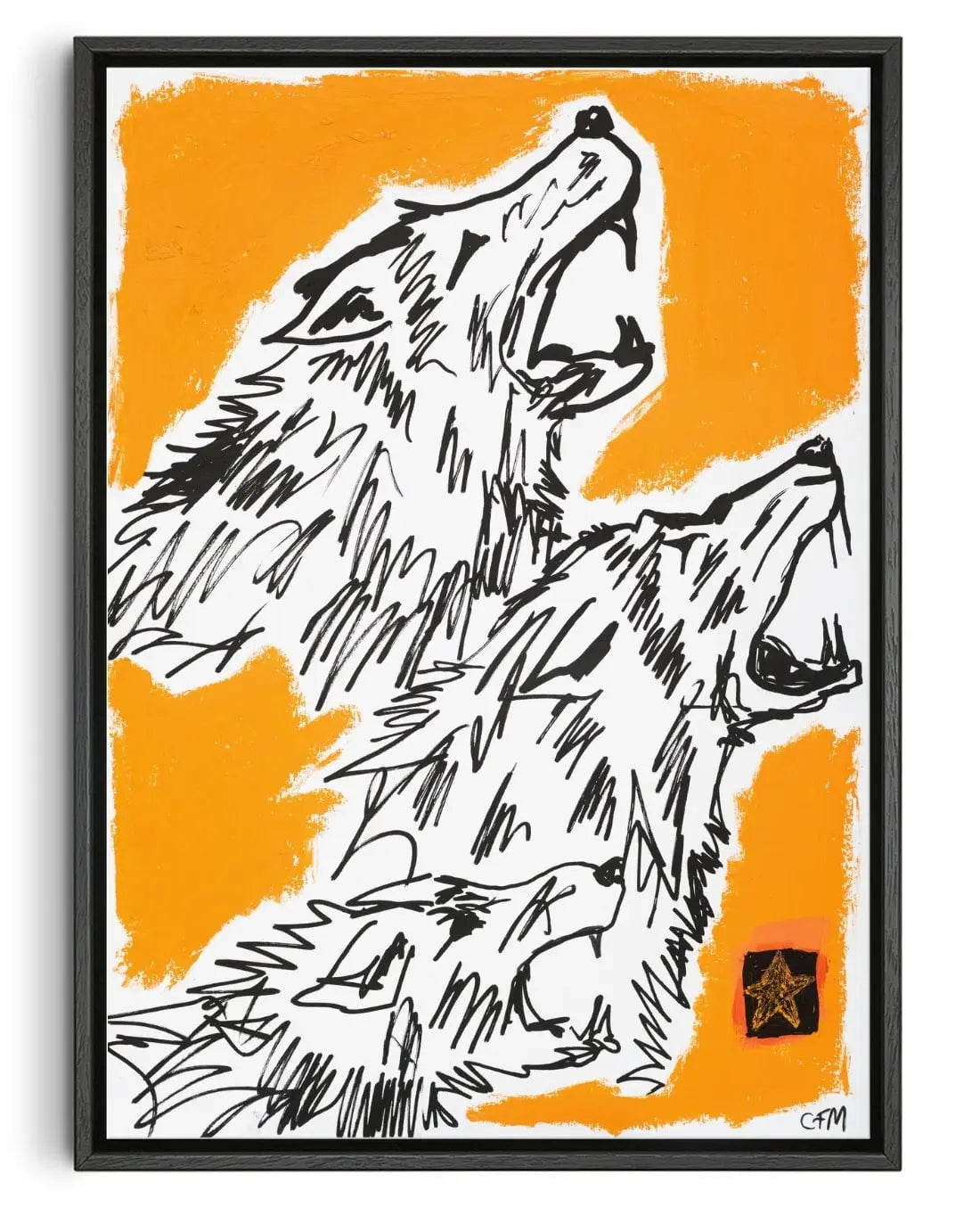 The Pack contemporary wall art print by Caitlin Flood-Molyneux - sold by DROOL