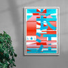 Yangtze River. Future contemporary wall art print by Mikhail Lychkovskiy - sold by DROOL