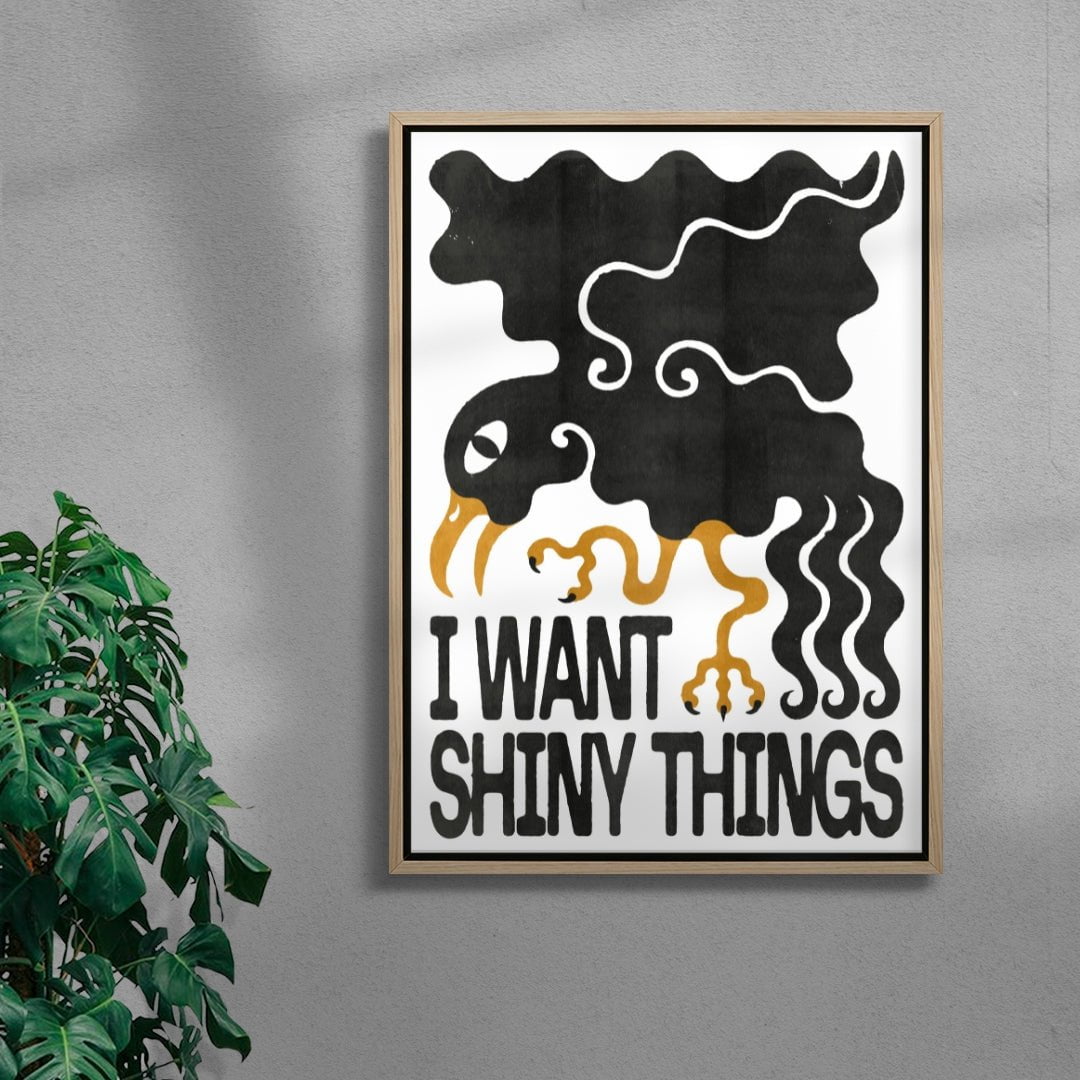 Shiny Things contemporary wall art print by Alexander Khabbazi - sold by DROOL