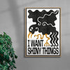 Shiny Things contemporary wall art print by Alexander Khabbazi - sold by DROOL