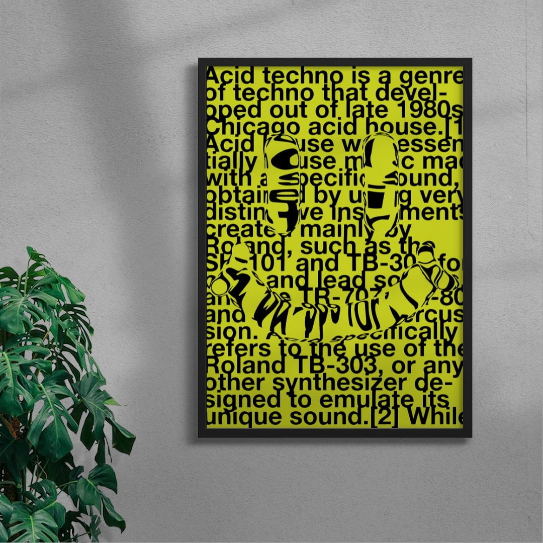 Wikipedia contemporary wall art print by Ignorance1 - sold by DROOL