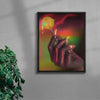 Melts in your hand contemporary wall art print by Ed Reika - sold by DROOL