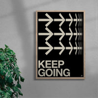 Thumbnail for KEEP GOING contemporary wall art print by Brad Mead - sold by DROOL