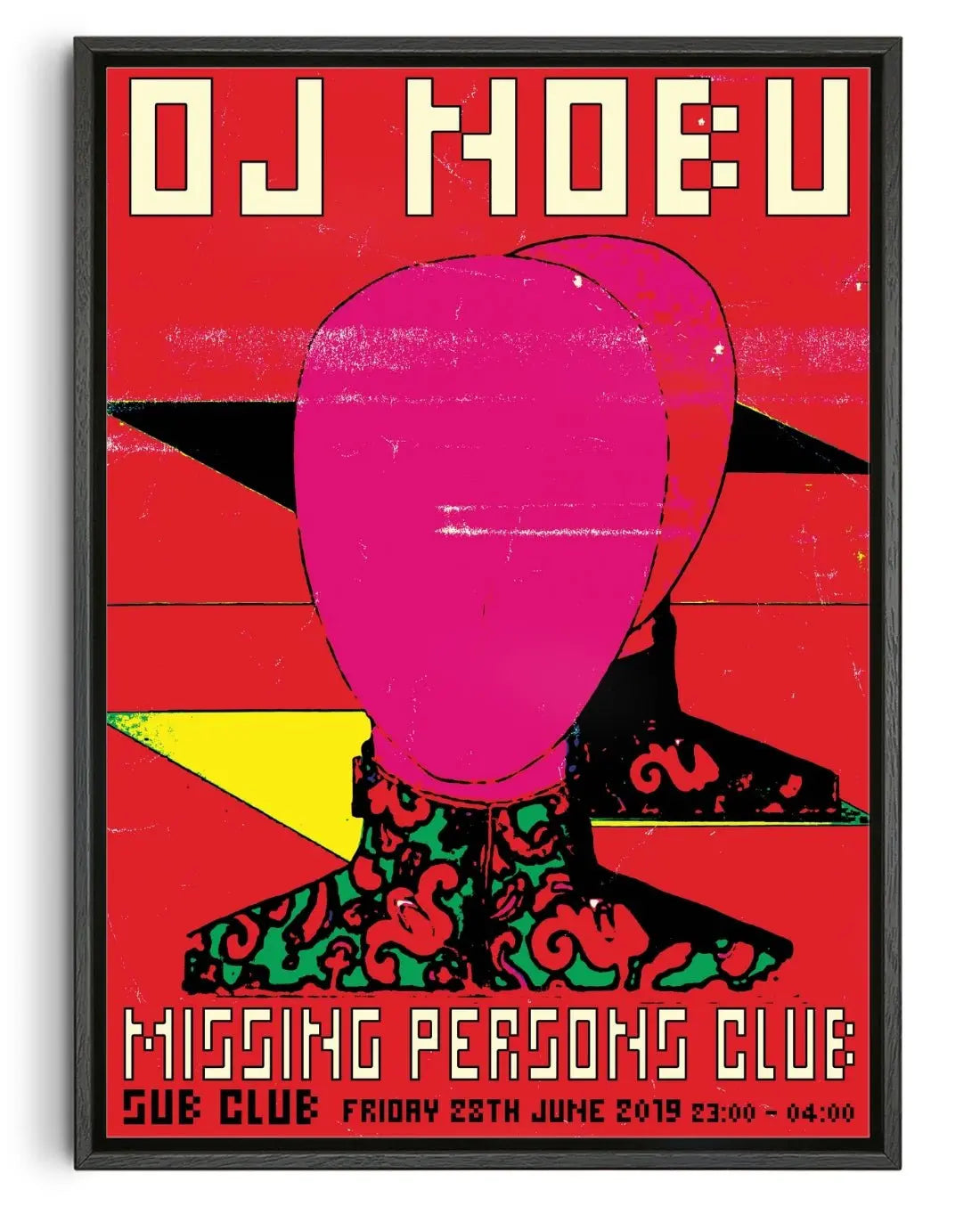 MISSING PERSONS CLUB - DJ NOBU contemporary wall art print by Marinello Studio - sold by DROOL