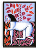 Baby Blue Horse contemporary wall art print by Carla Petelski - sold by DROOL