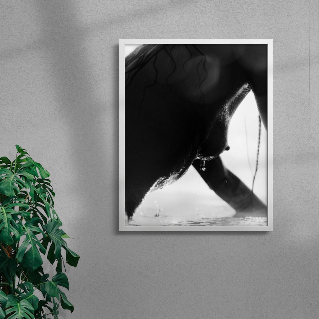 The Wet Line contemporary wall art print by Gregory Tauziac - sold by DROOL