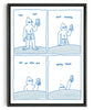 Bild in Galerie-Viewer laden, Going Down contemporary wall art print by Eric Schwarz - sold by DROOL
