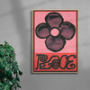 Peace contemporary wall art print by Imo Sinclair - sold by DROOL