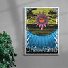 Weird visions contemporary wall art print by Jorge Santos - sold by DROOL