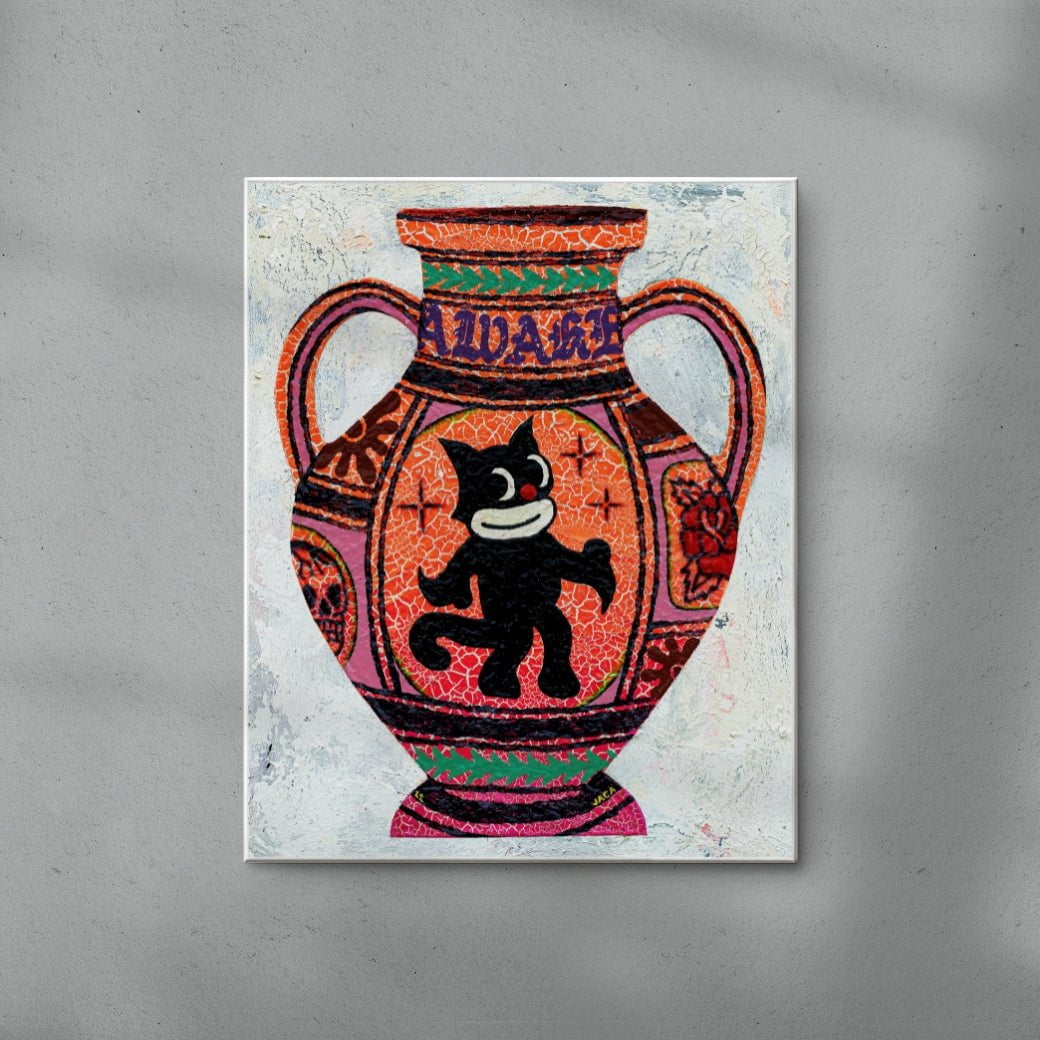 Pot 20 contemporary wall art print by Julien Jaca - sold by DROOL