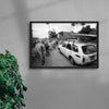 Jungle Traffic contemporary wall art print by la_malinde - sold by DROOL