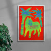 But I do believe in death contemporary wall art print by Kwonny - sold by DROOL