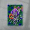 Sweet Nightmare contemporary wall art print by mareykrap - sold by DROOL