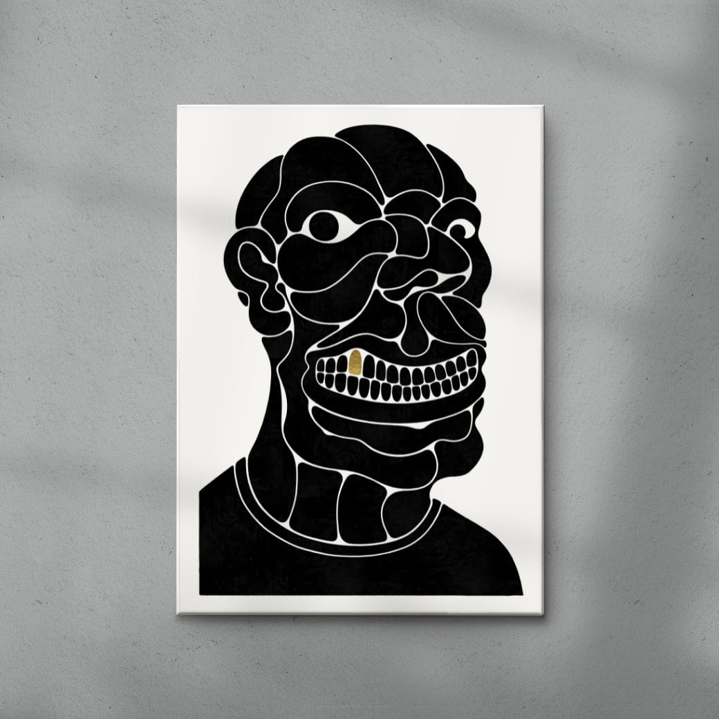 Unseeker contemporary wall art print by Henrik Delehag - sold by DROOL