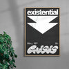 Existential Crisis contemporary wall art print by Salome Frenzel - sold by DROOL