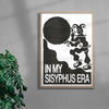 Sisyphus contemporary wall art print by Alexander Khabbazi - sold by DROOL