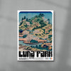 Luna Park contemporary wall art print by George Kempster - sold by DROOL