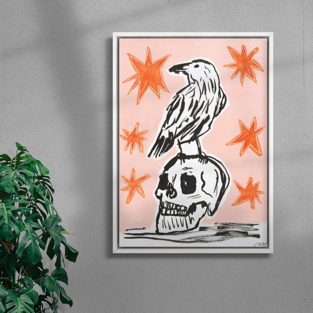 Balance contemporary wall art print by Caitlin Flood-Molyneux - sold by DROOL