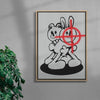 Care Bear contemporary wall art print by Sven Silk - sold by DROOL