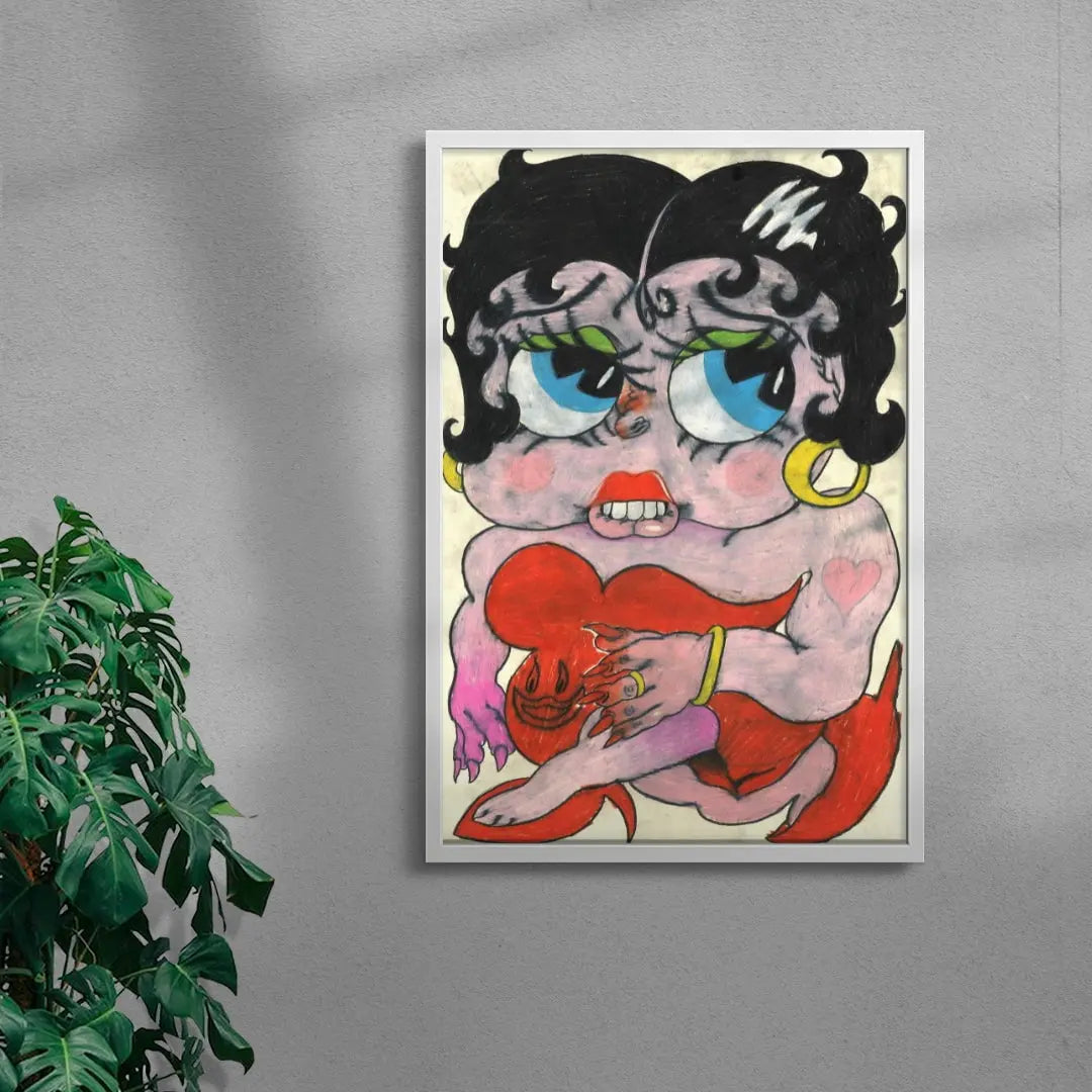 Betty boop contemporary wall art print by Austin Ansbro - sold by DROOL