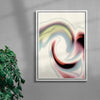 Swirl contemporary wall art print by Henry M. - sold by DROOL