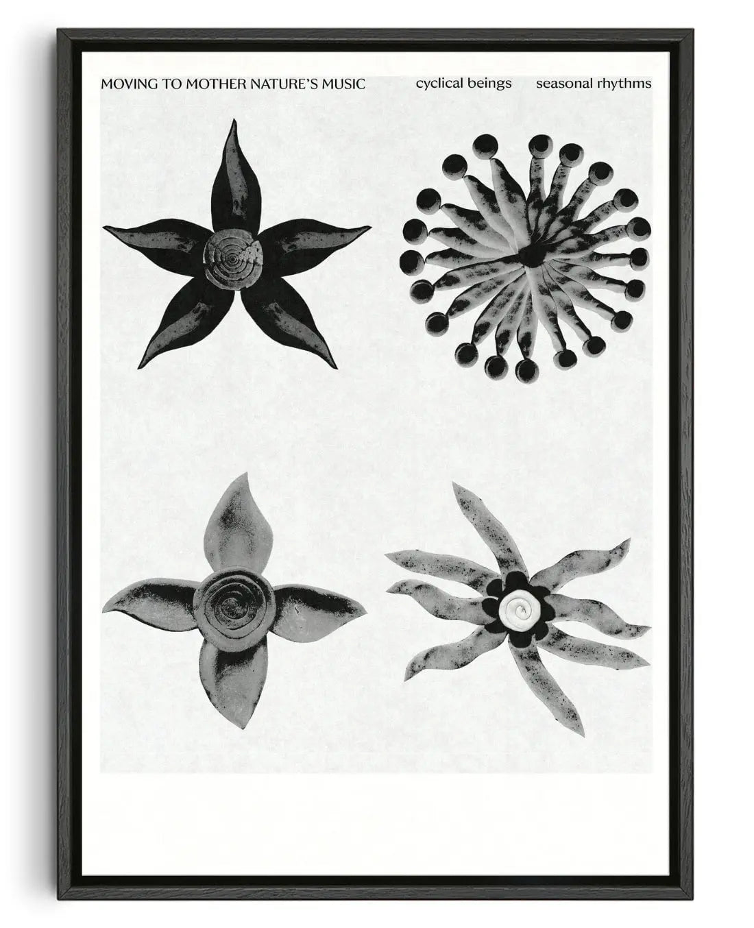 cyclical beings contemporary wall art print by Imo Sinclair - sold by DROOL