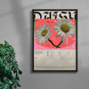 Daisy contemporary wall art print by MEDG - sold by DROOL