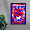 Cats contemporary wall art print by Mikhail Lychkovskiy - sold by DROOL