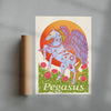 Pegasus contemporary wall art print by Kwonny - sold by DROOL