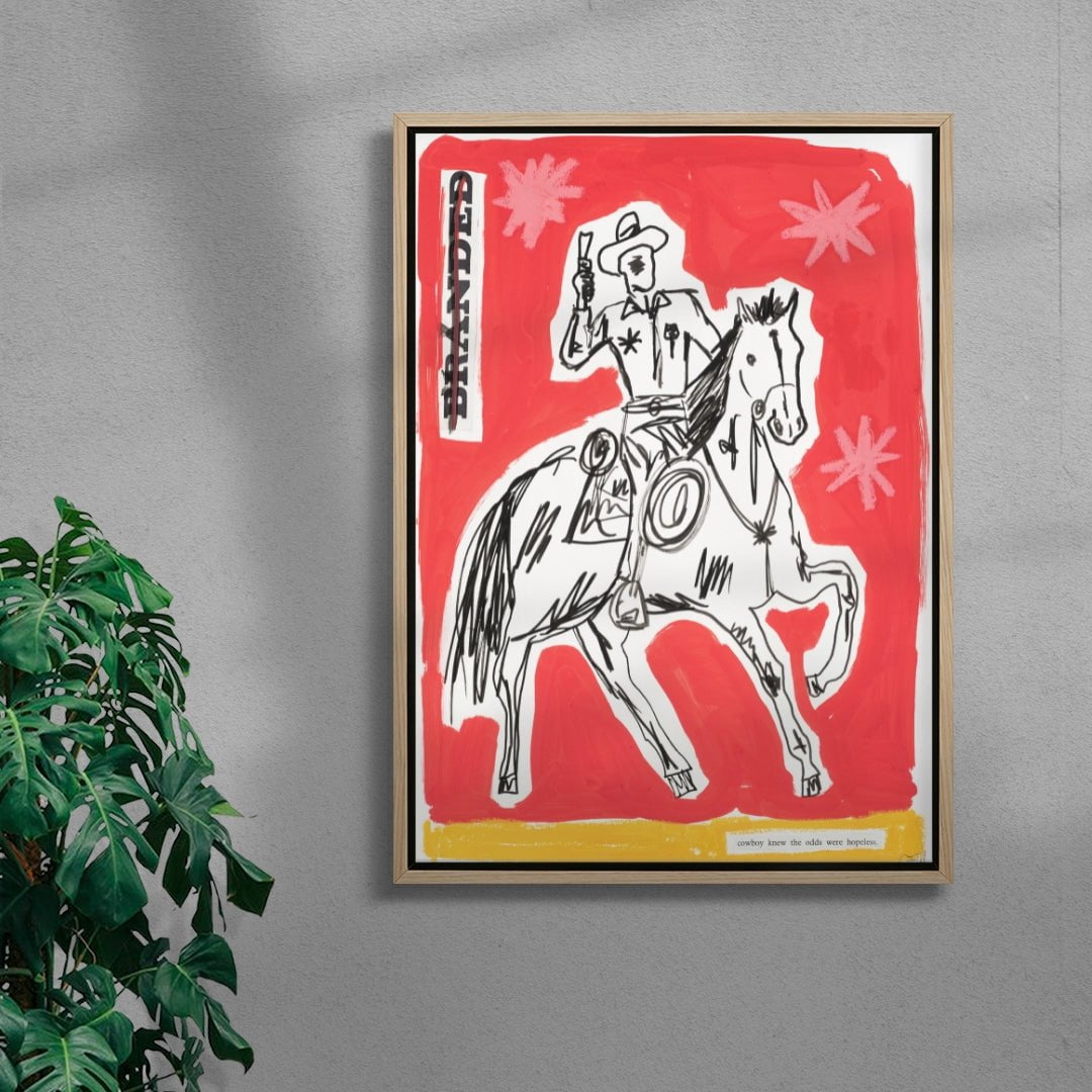 Into The Wild contemporary wall art print by Caitlin Flood-Molyneux - sold by DROOL